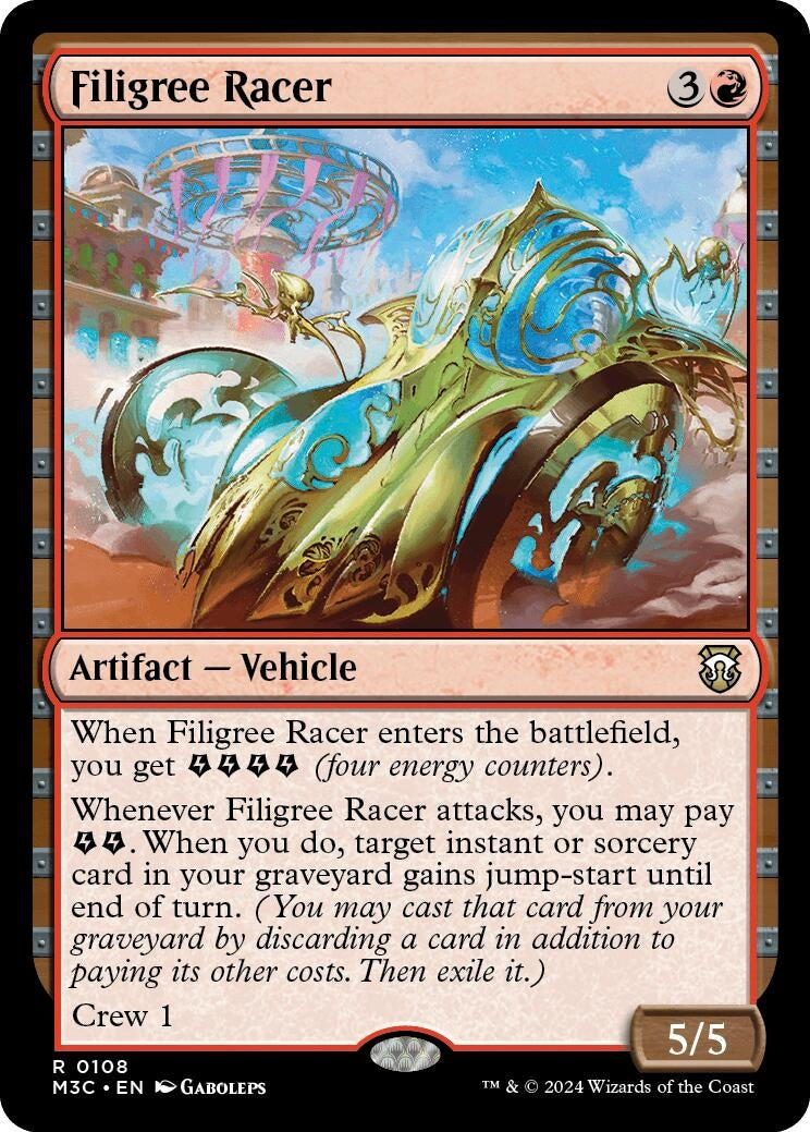 Image for Filigree Racer (Commander: Modern Horizons 3) (108) - Magic: The Gathering