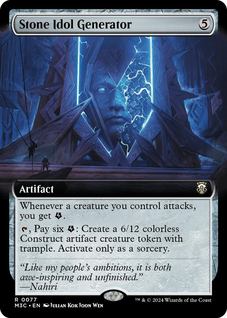 Image for Stone Idol Generator (Extended Art) (Commander: Modern Horizons 3) (77) - Magic: The Gathering