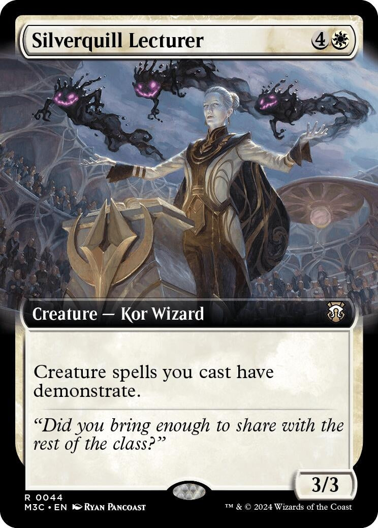 Image for Silverquill Lecturer (Extended Art) (Commander: Modern Horizons 3) (44) - Magic: The Gathering