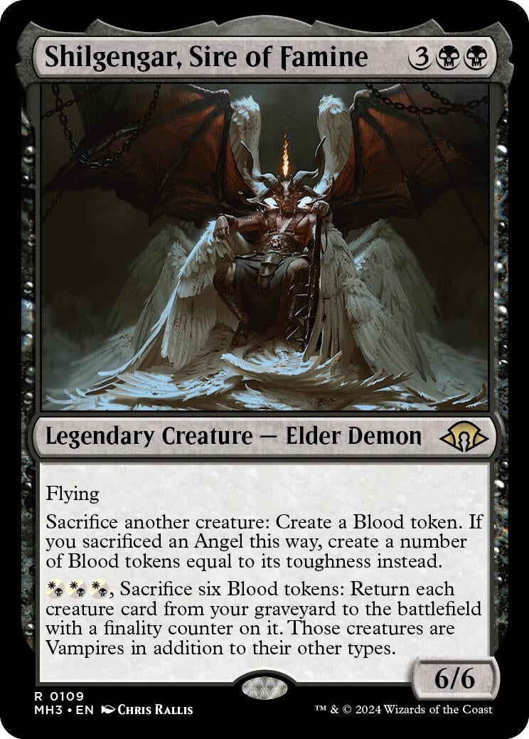 Image for Shilgengar, Sire of Famine (Modern Horizons 3) (109) - Magic: The Gathering