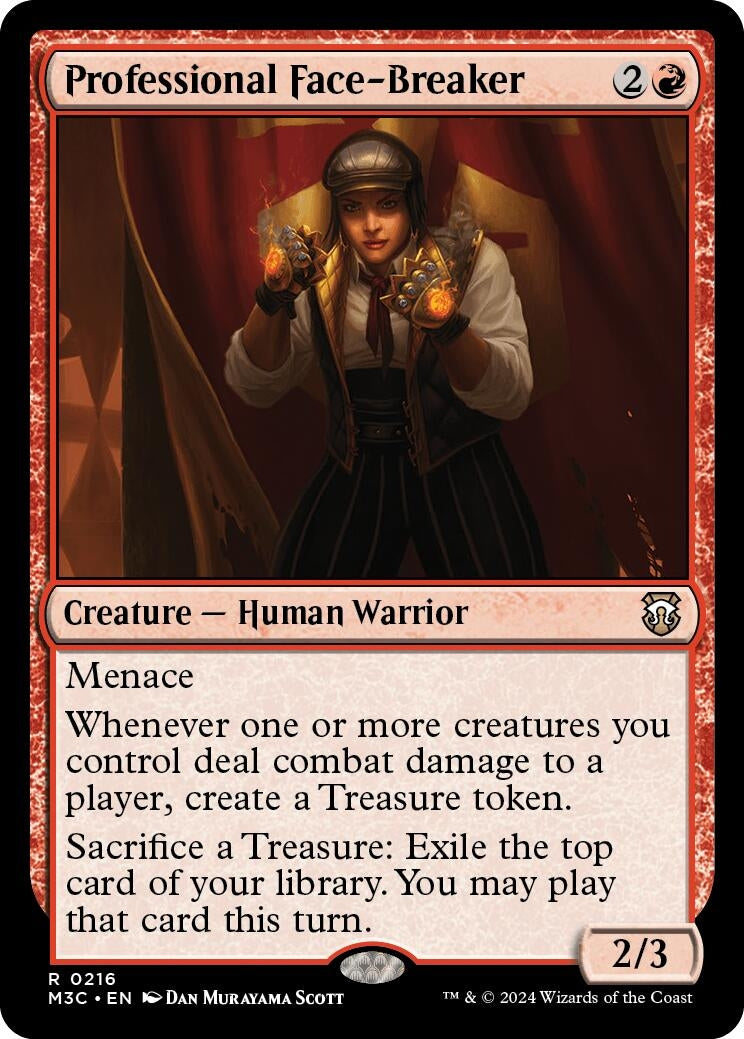 Image for Professional Face-Breaker (Ripple Foil) (Commander: Modern Horizons 3) (216) - Magic: The Gathering