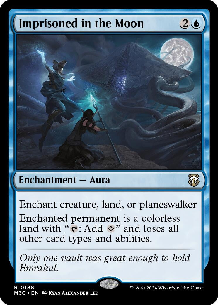 Image for Imprisoned in the Moon (Commander: Modern Horizons 3) (188) - Magic: The Gathering