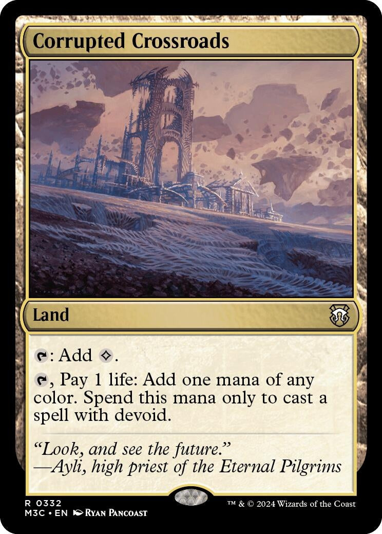 Image for Corrupted Crossroads (Commander: Modern Horizons 3) (332) - Magic: The Gathering