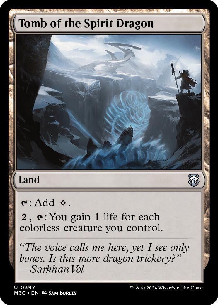 Image for Tomb of the Spirit Dragon (Commander: Modern Horizons 3) (397) - Magic: The Gathering