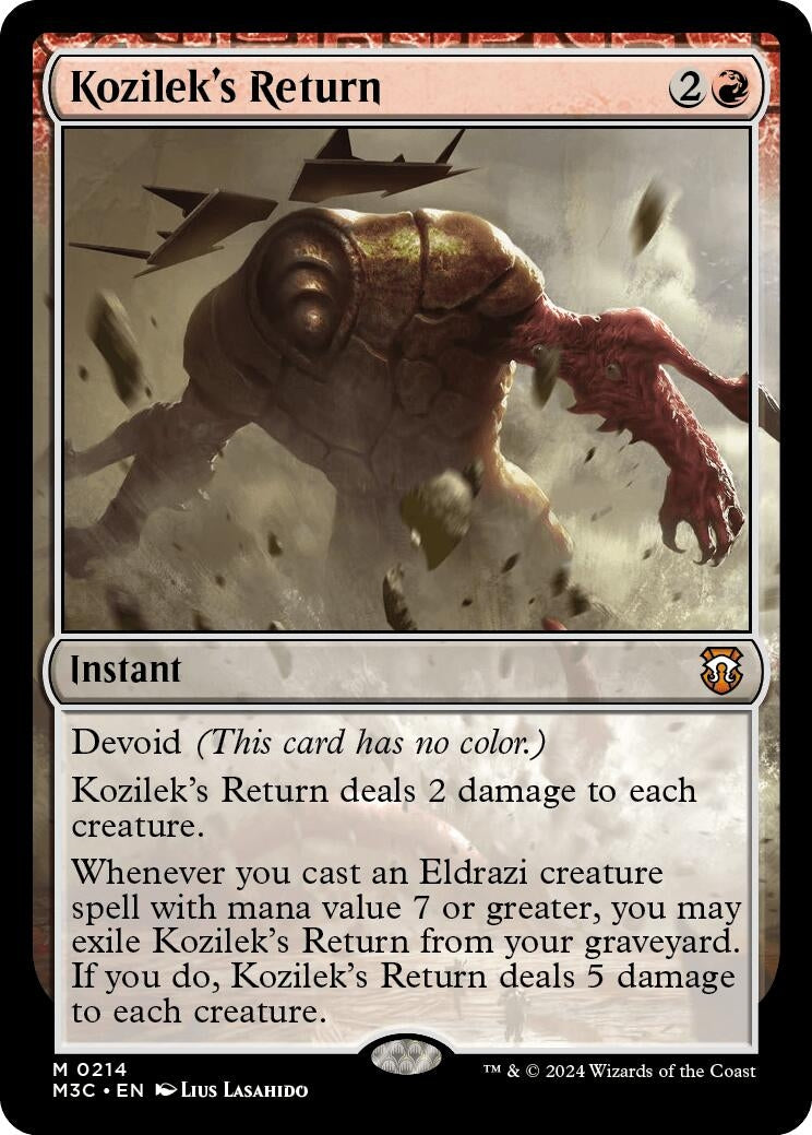 Image for Kozilek's Return (Commander: Modern Horizons 3) (214) - Magic: The Gathering