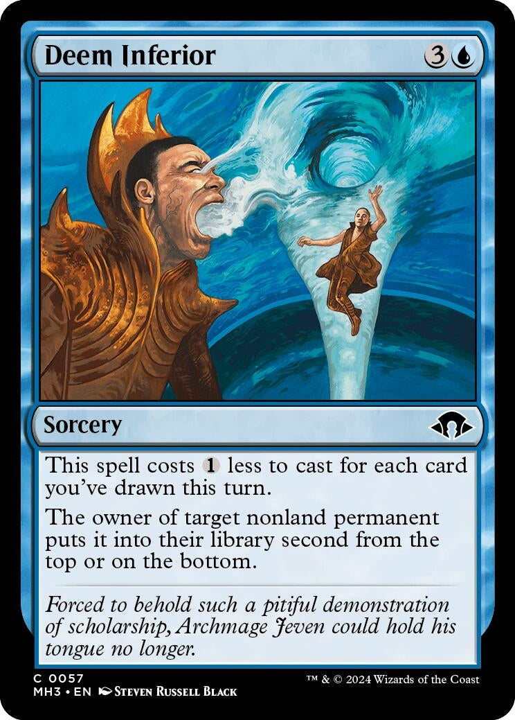 Image for Deem Inferior (Modern Horizons 3) (57) - Magic: The Gathering