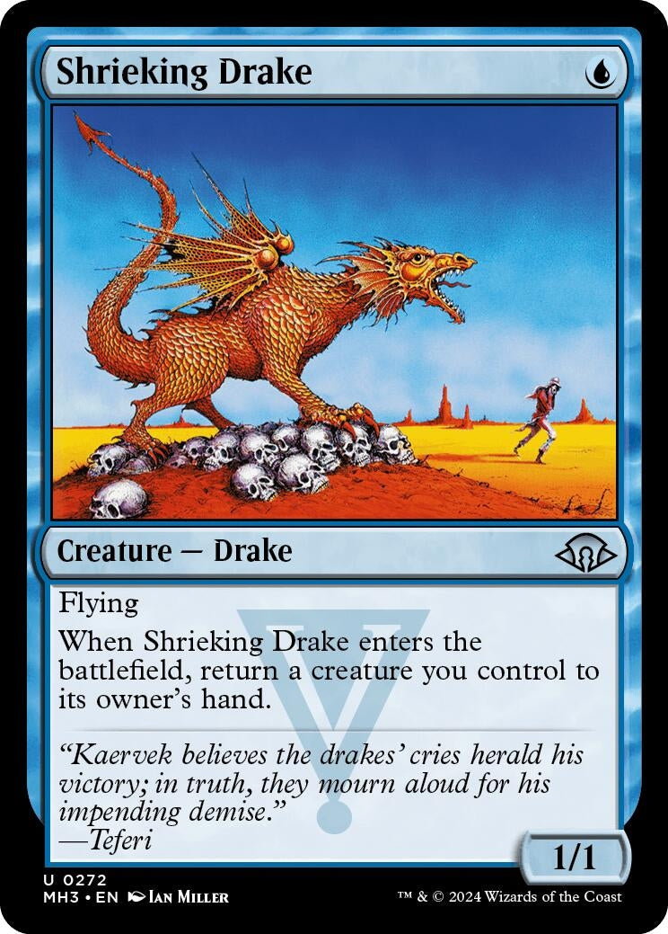 Image for Shrieking Drake (Modern Horizons 3) (272) - Magic: The Gathering