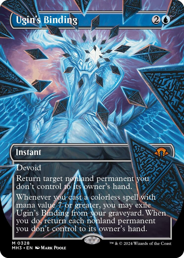 Image for Ugin's Binding (Borderless) (Modern Horizons 3) (328) - Magic: The Gathering