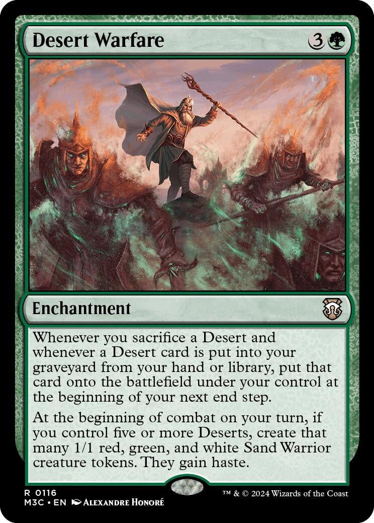 Image for Desert Warfare (Commander: Modern Horizons 3) (116) - Magic: The Gathering