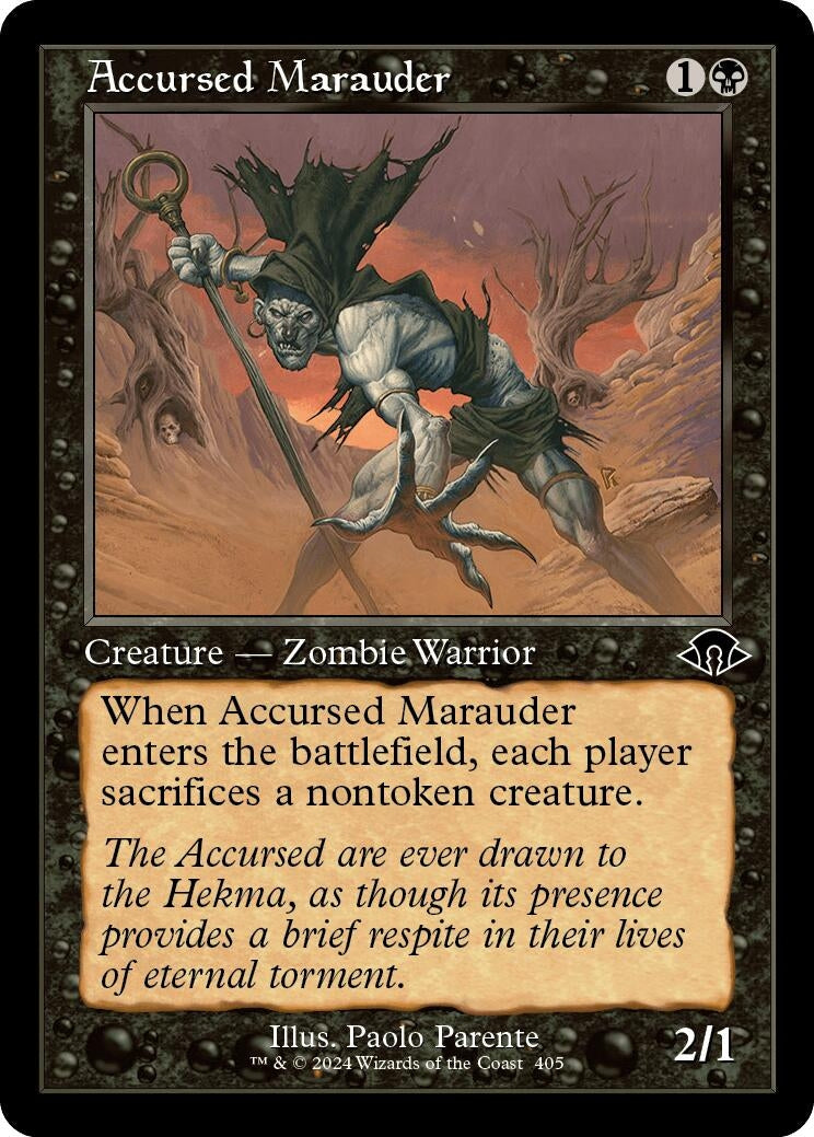 Image for Accursed Marauder (Retro Frame) (Modern Horizons 3) (405) - Magic: The Gathering
