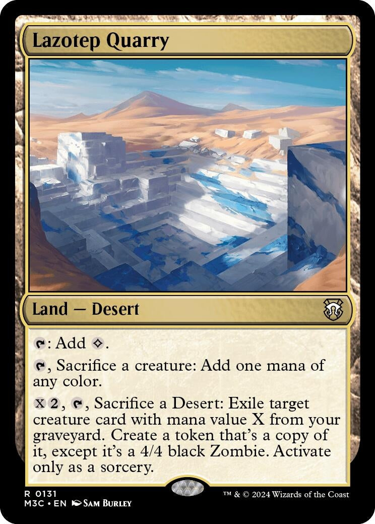 Image for Lazotep Quarry (Commander: Modern Horizons 3) (131) - Magic: The Gathering