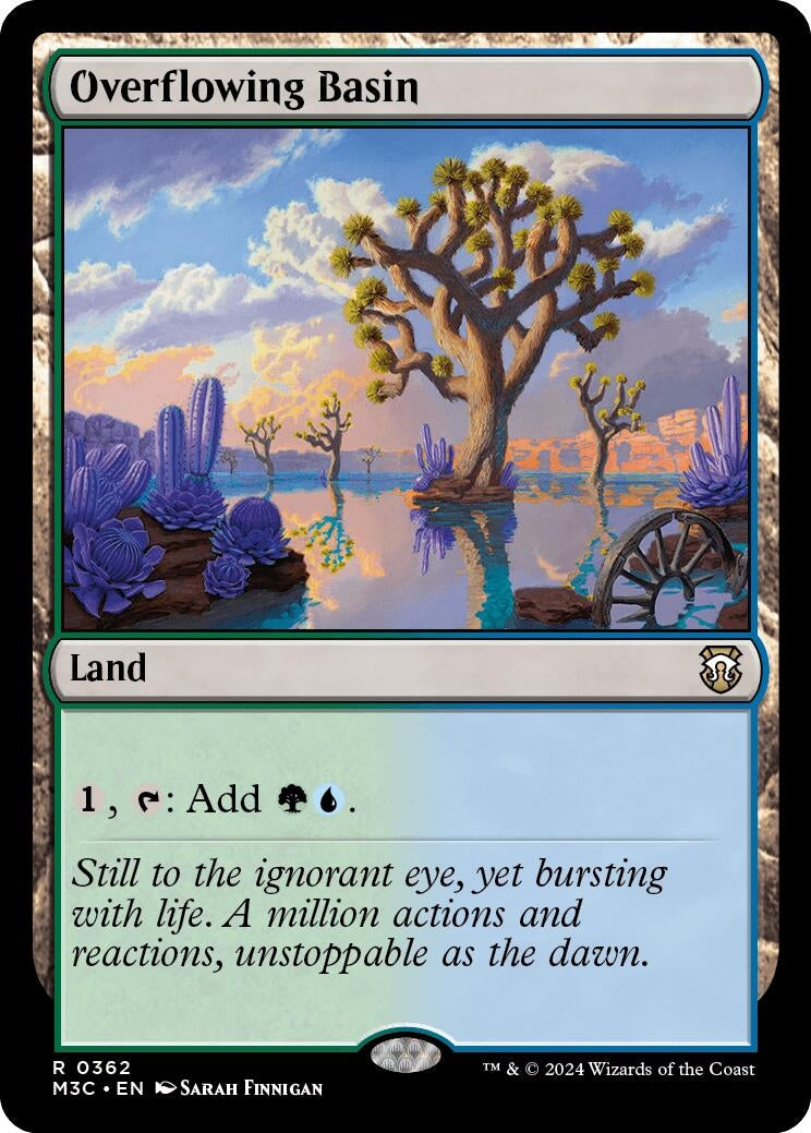 Image for Overflowing Basin (Commander: Modern Horizons 3) (362) - Magic: The Gathering