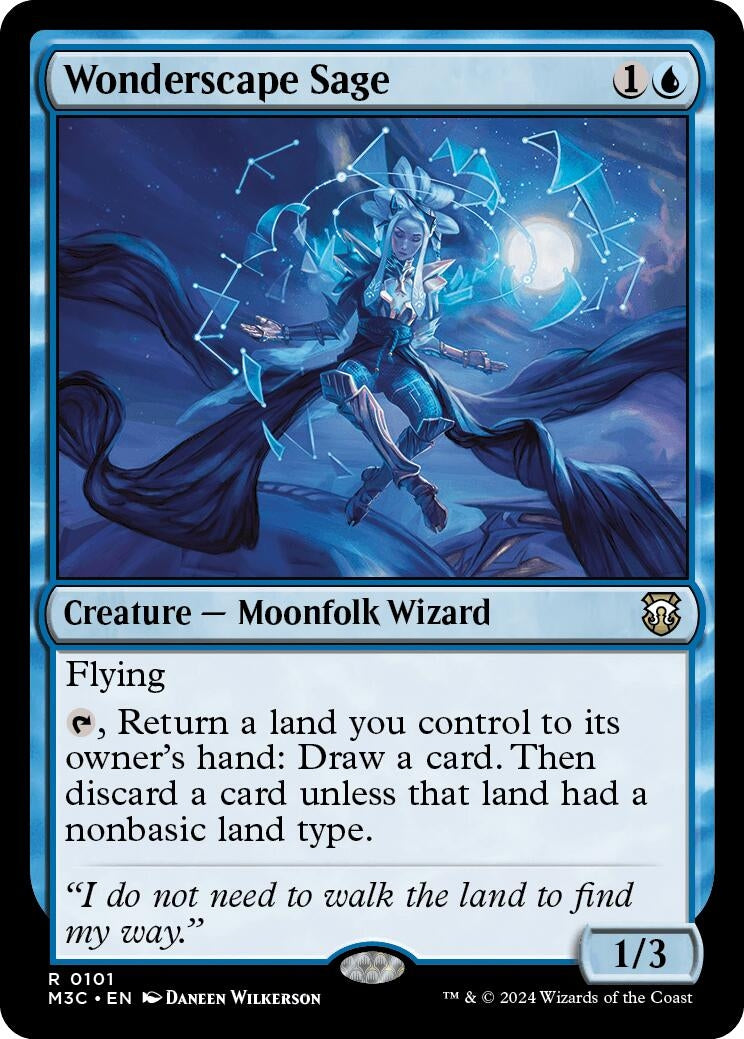 Image for Wonderscape Sage (Commander: Modern Horizons 3) (101) - Magic: The Gathering