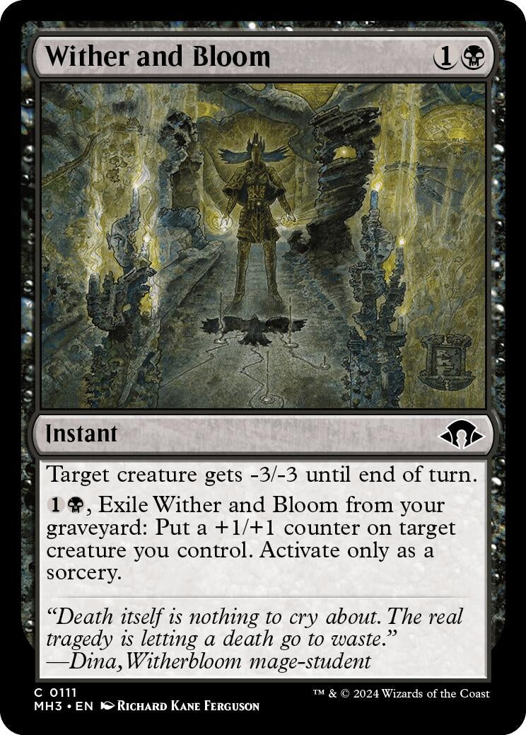 Image for Wither and Bloom (Modern Horizons 3) (111) - Magic: The Gathering