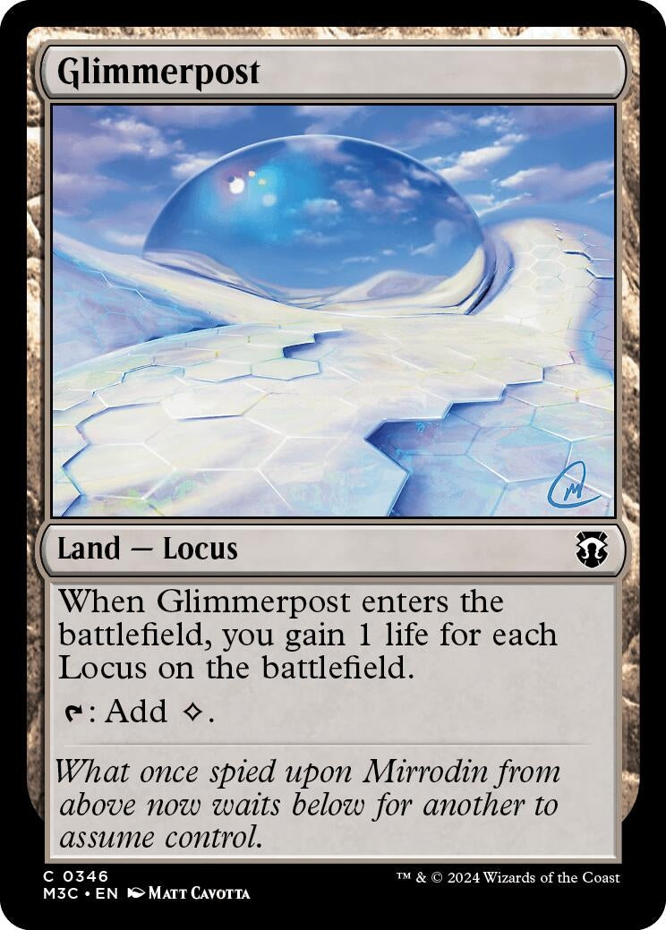 Image for Glimmerpost (Commander: Modern Horizons 3) (346) - Magic: The Gathering