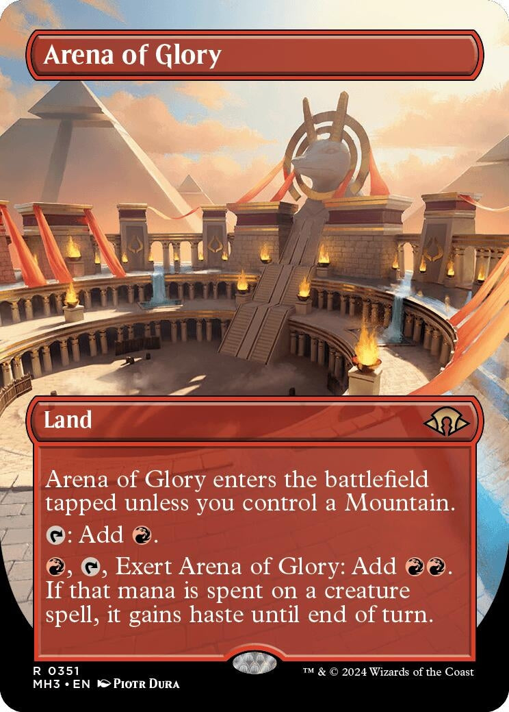 Image for Arena of Glory (Borderless) (Modern Horizons 3) (351) - Magic: The Gathering