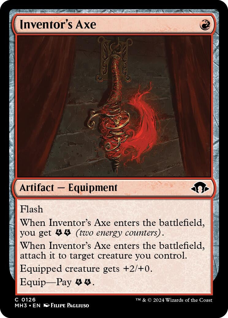 Image for Inventor's Axe (Modern Horizons 3) (126) - Magic: The Gathering