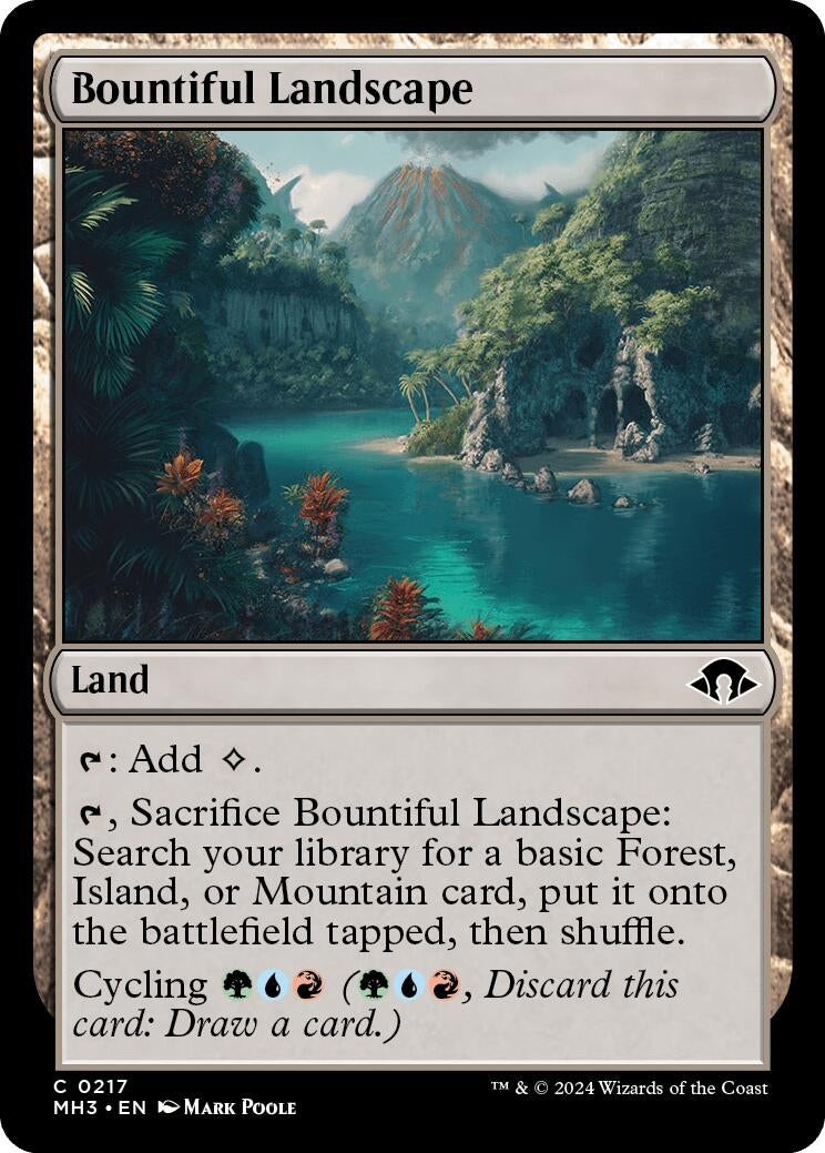 Image for Bountiful Landscape (Modern Horizons 3) (217) - Magic: The Gathering