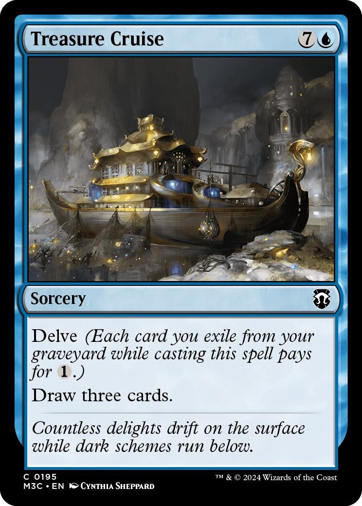 Image for Treasure Cruise (Commander: Modern Horizons 3) (195) - Magic: The Gathering