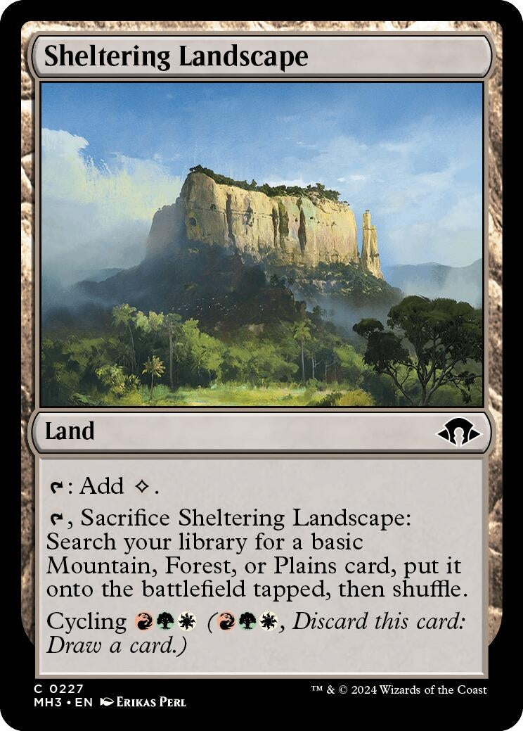 Image for Sheltering Landscape (Modern Horizons 3) (227) - Magic: The Gathering