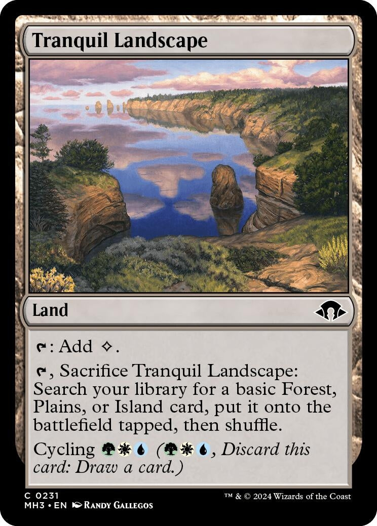Image for Tranquil Landscape (Modern Horizons 3) (231) - Magic: The Gathering