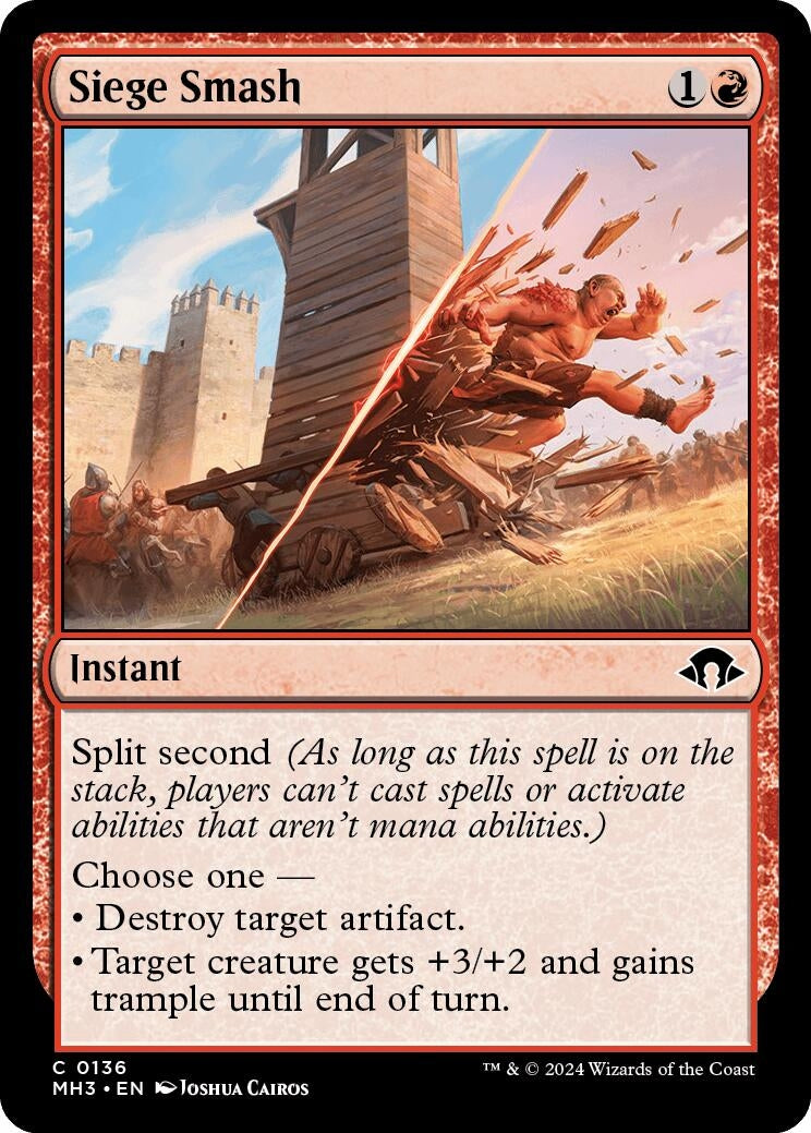 Image for Siege Smash (Modern Horizons 3) (136) - Magic: The Gathering