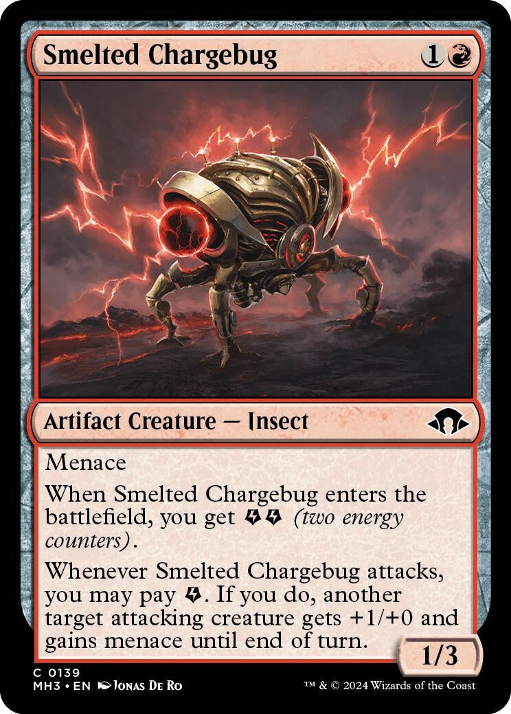 Image for Smelted Chargebug (Modern Horizons 3) (139) - Magic: The Gathering
