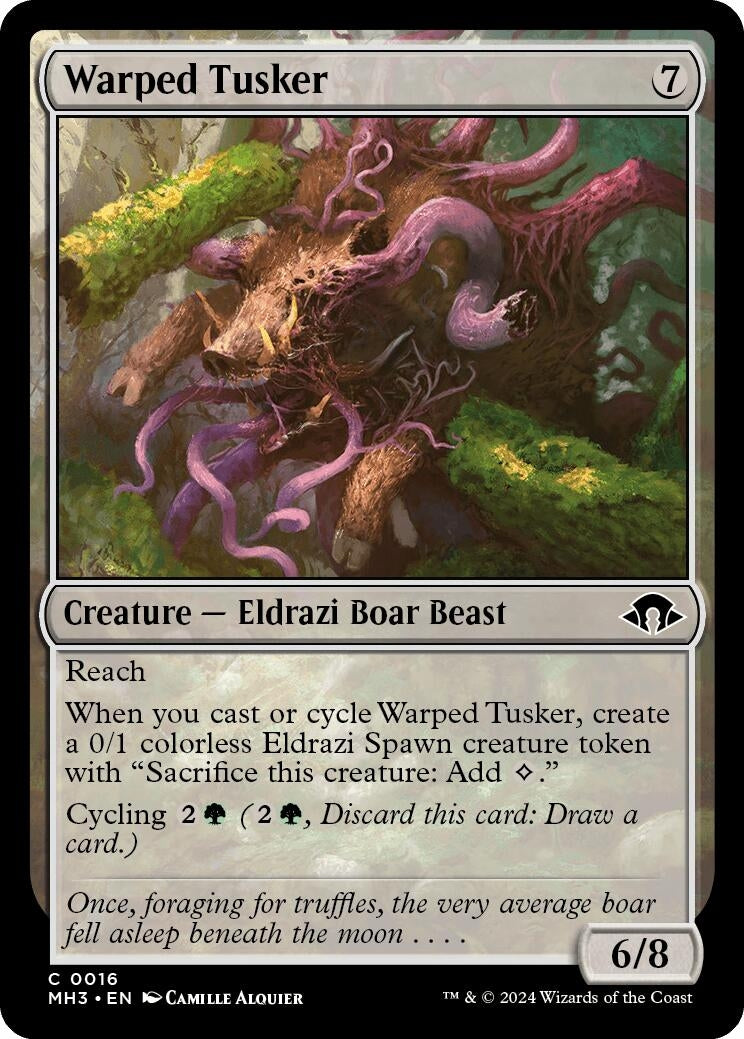 Image for Warped Tusker (Modern Horizons 3) (16) - Magic: The Gathering
