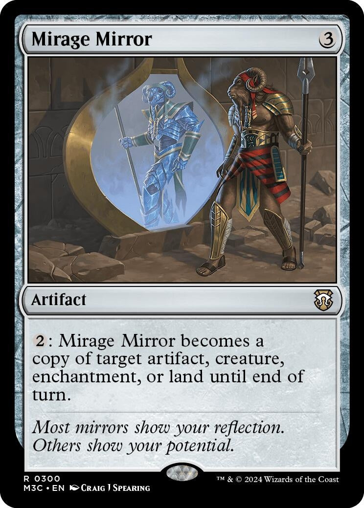 Image for Mirage Mirror (Ripple Foil) (Commander: Modern Horizons 3) (300) - Magic: The Gathering