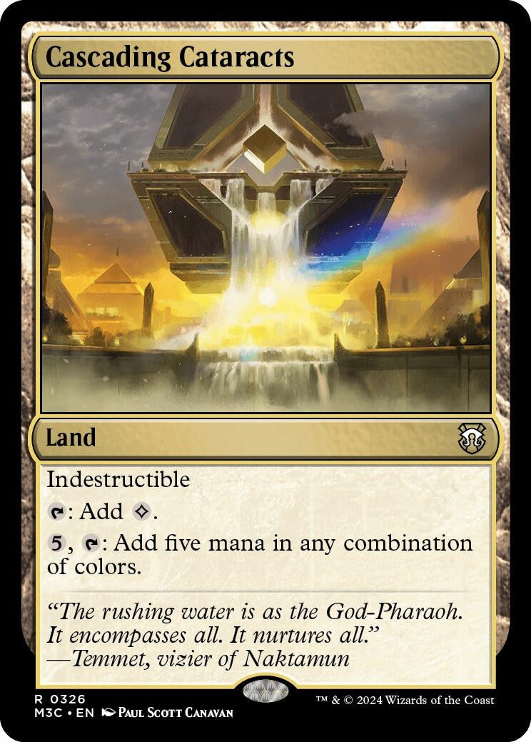 Image for Cascading Cataracts (Ripple Foil) (Commander: Modern Horizons 3) (326) - Magic: The Gathering