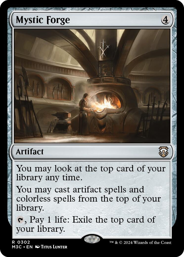 Image for Mystic Forge (Ripple Foil) (Commander: Modern Horizons 3) (302) - Magic: The Gathering