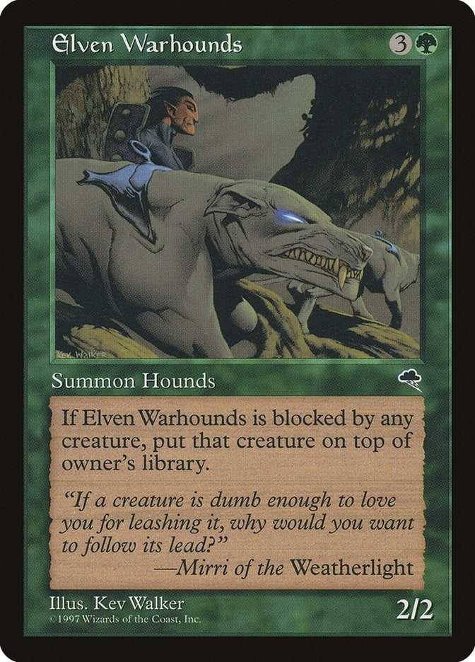 Image for Elven Warhounds (Tempest) (225) - Magic: The Gathering