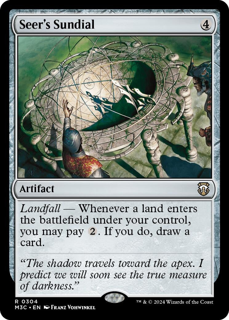 Image for Seer's Sundial (Ripple Foil) (Commander: Modern Horizons 3) (304) - Magic: The Gathering