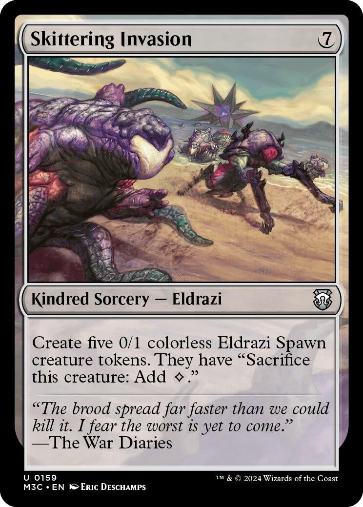 Image for Skittering Invasion (Ripple Foil) (Commander: Modern Horizons 3) (159) - Magic: The Gathering