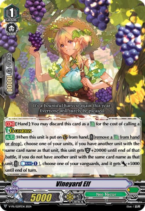 Image for Vineyard Elf (V Promo Cards) (V-PR/0297EN) - Cardfight Vanguard