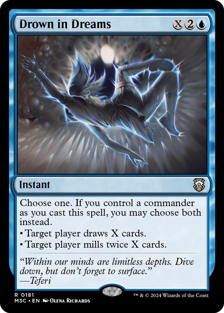 Image for Drown in Dreams (Ripple Foil) (Commander: Modern Horizons 3) (181) - Magic: The Gathering