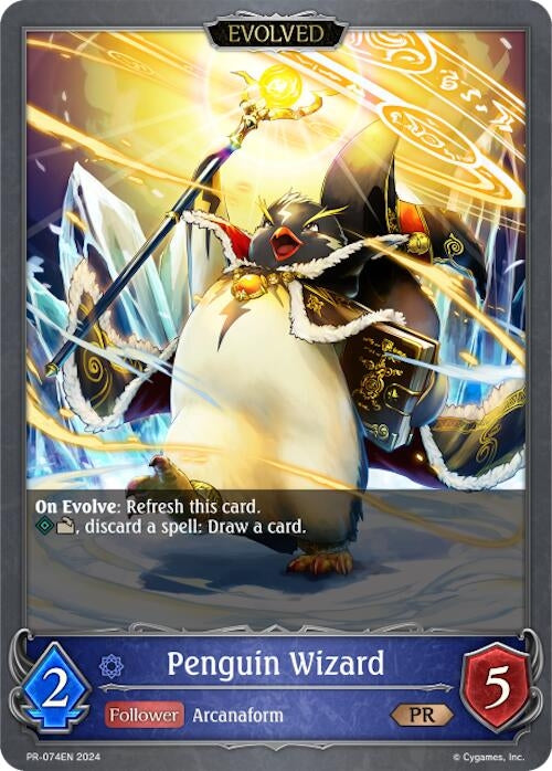 Image for Penguin Wizard (Evolved) (Shadowverse: Evolve Promo Cards) (PR-074EN) - Shadowverse: Evolve