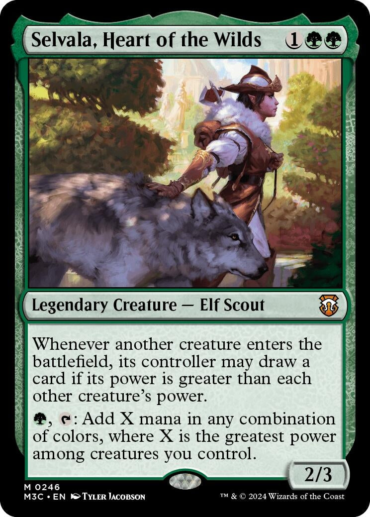 Image for Selvala, Heart of the Wilds (Commander: Modern Horizons 3) (246) - Magic: The Gathering