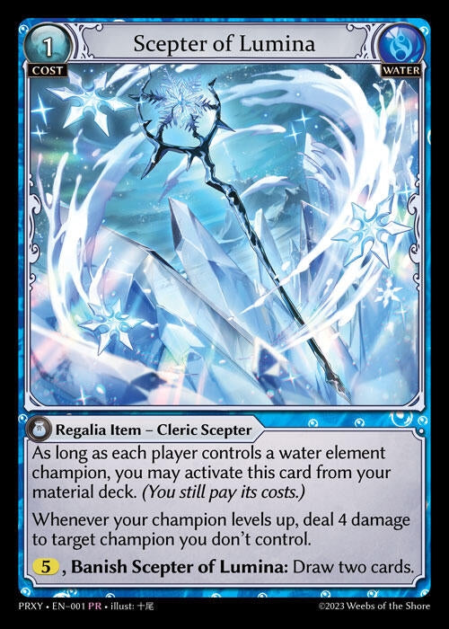 Image for Scepter of Lumina (Proxia's Vault) (001) - Grand Archive TCG