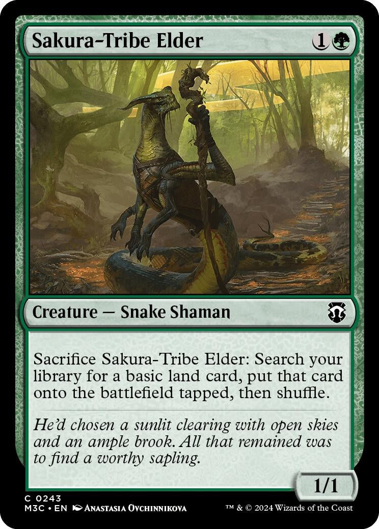 Image for Sakura-Tribe Elder (Commander: Modern Horizons 3) (243) - Magic: The Gathering