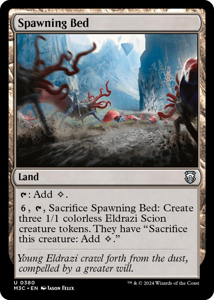 Image for Spawning Bed (Ripple Foil) (Commander: Modern Horizons 3) (380) - Magic: The Gathering
