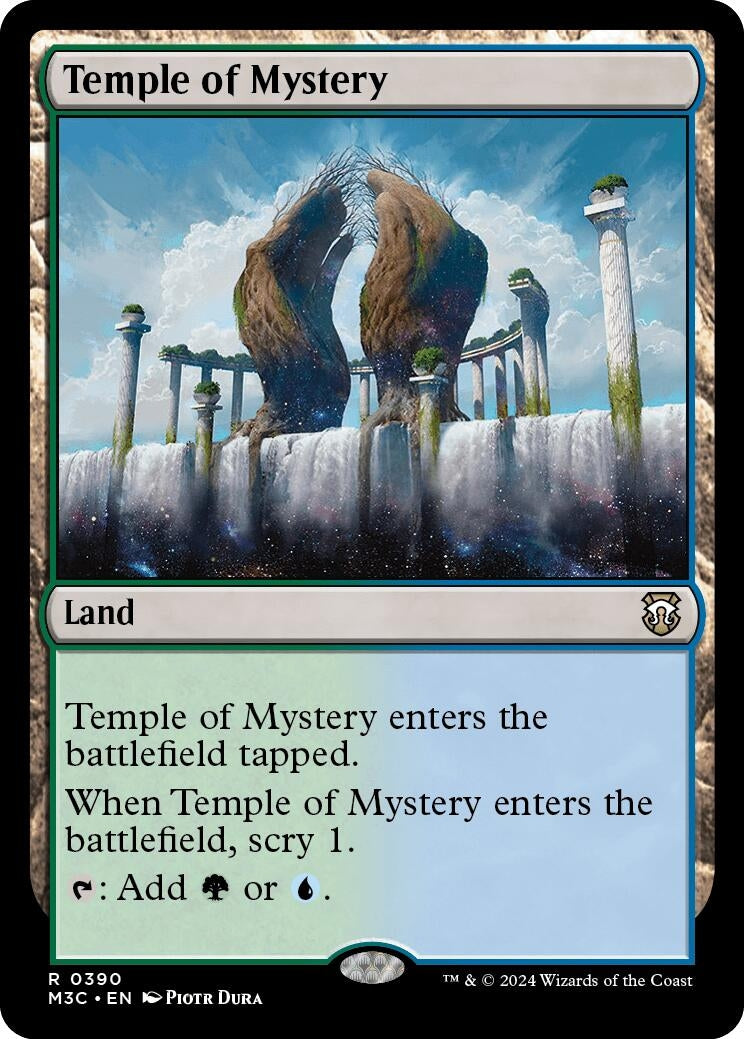 Image for Temple of Mystery (Ripple Foil) (Commander: Modern Horizons 3) (390) - Magic: The Gathering