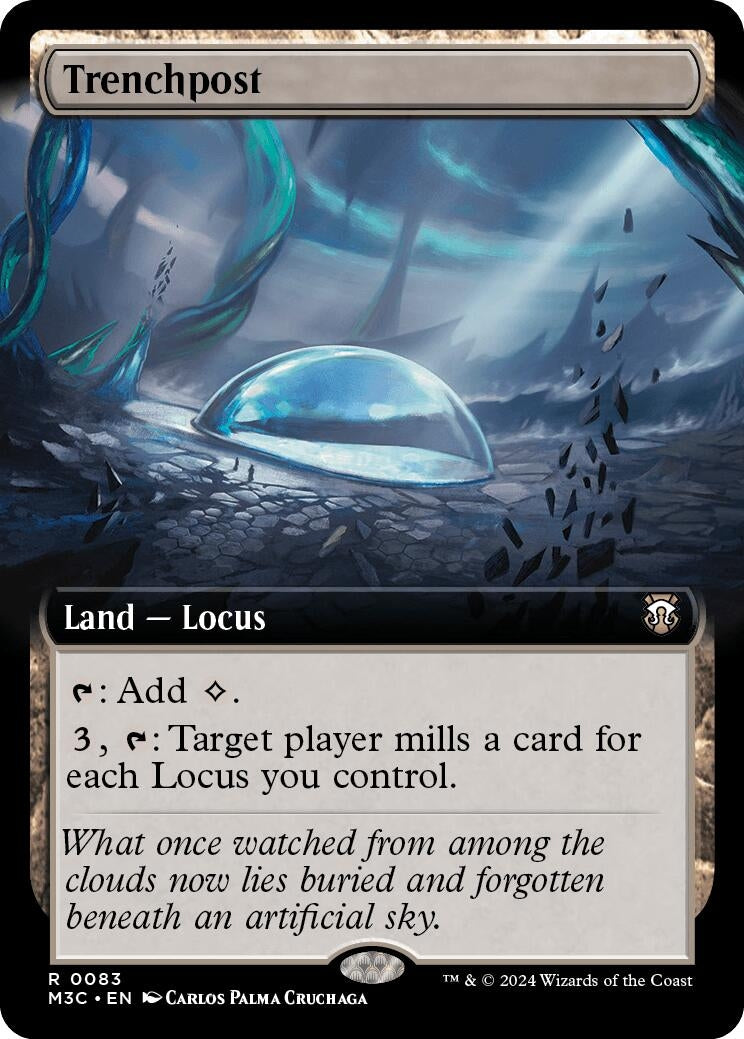 Image for Trenchpost (Extended Art) (Ripple Foil) (Commander: Modern Horizons 3) (83) - Magic: The Gathering