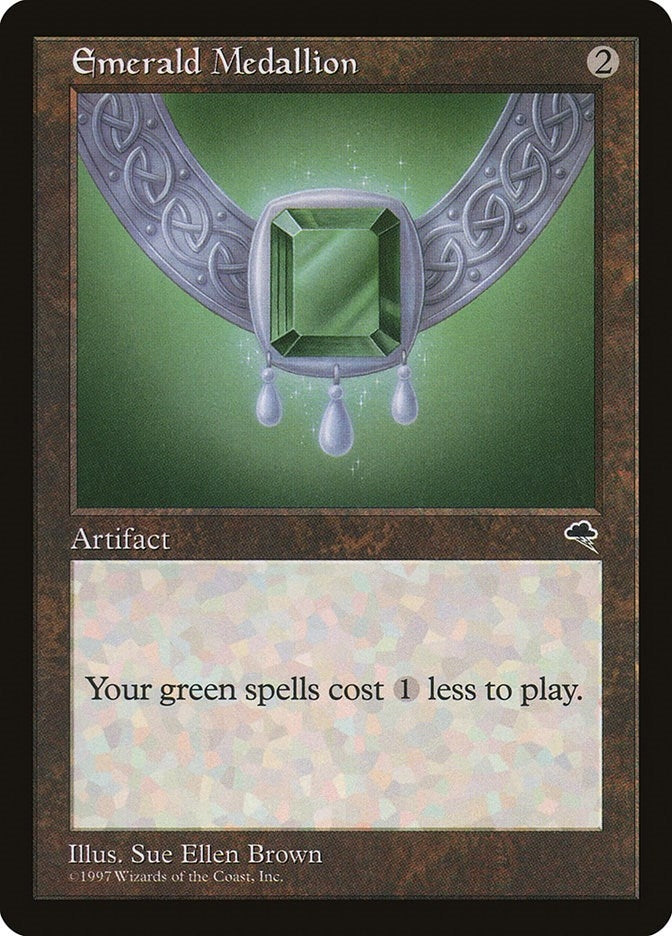 Image for Emerald Medallion (Tempest) (283) - Magic: The Gathering