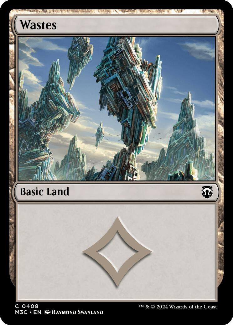 Image for Wastes (Ripple Foil) (Commander: Modern Horizons 3) (408) - Magic: The Gathering