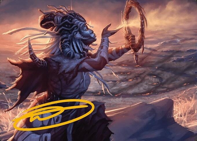 Image for Witch Enchanter Art Card (Gold-Stamped Signature) (Art Series: Modern Horizons 3) (16) - Magic: The Gathering
