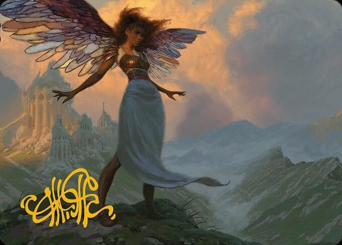 Image for Glasswing Grace Art Card (Gold-Stamped Signature) (Art Series: Modern Horizons 3) (19) - Magic: The Gathering