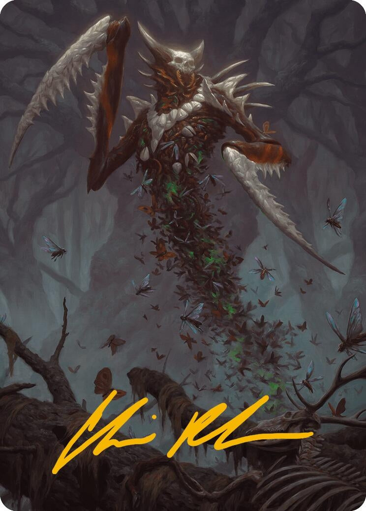 Image for Grist, the Plague Swarm Art Card (Gold-Stamped Signature) (Art Series: Modern Horizons 3) (18) - Magic: The Gathering