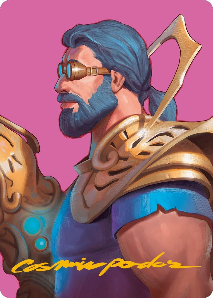 Image for Satya, Aetherflux Genius Art Card (Gold-Stamped Signature) (Art Series: Modern Horizons 3) (26) - Magic: The Gathering