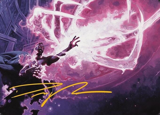 Image for Flare of Malice Art Card (Gold-Stamped Signature) (Art Series: Modern Horizons 3) (3) - Magic: The Gathering